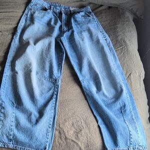 Zara barrel Leg Jean